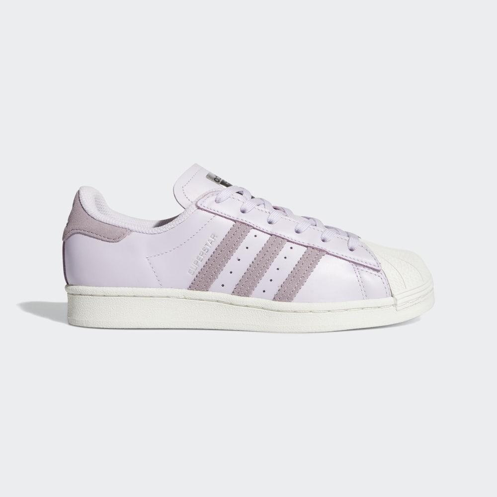 Adidas Women's Superstar Shell Toe Originals Shoes Purple/White Ireland FV3372